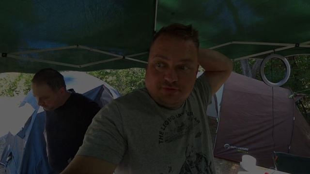 С палатками. Отдых на берегу реки в Самарской области. смотреть онлайн