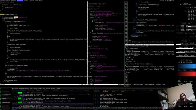 Practising Programming in C: 173 - Cinera: Config File Parsing, Errors + UTF-8 смотреть онлайн