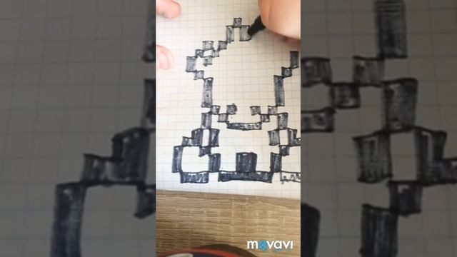 Как нарисовать единорогов по клеточкам смотреть онлайн