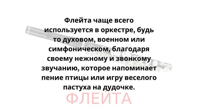 Музыкальные инструменты: Флейта. Карточки Домана. развитиеребёнка