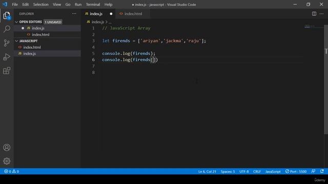 COMPLETE JavaScript Full Stack COURSE: Reference types Array Basics смотреть онлайн