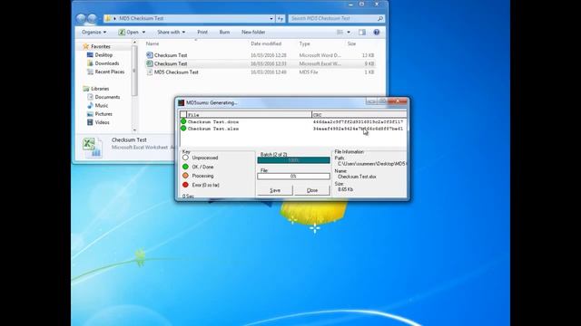 MD5summer - check the integrity of your research files смотреть онлайн