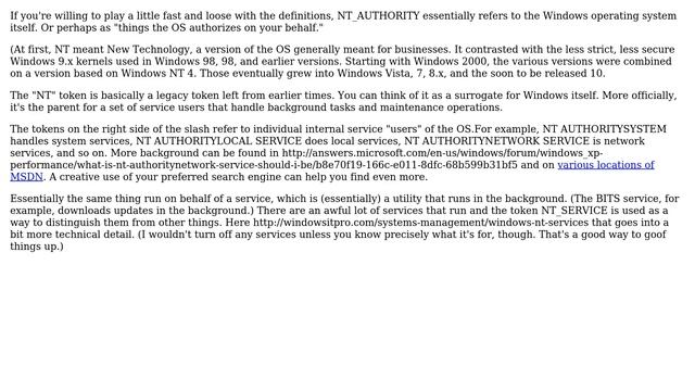 What is "NT AUTHORITY" and "NT SERVICE" (2 Solutions!!) смотреть онлайн