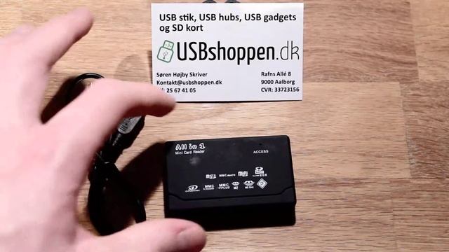 Review - All-in-1 Multi Card Reader from USBshoppen.dk смотреть онлайн