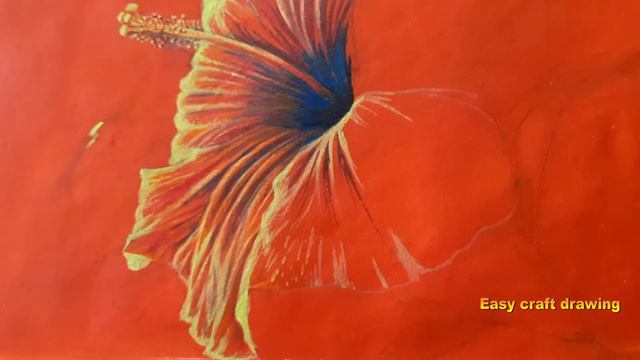 Hibiscus Flower Painting Easy Acrylic Painting Tutorial For Beginners Floral Painting