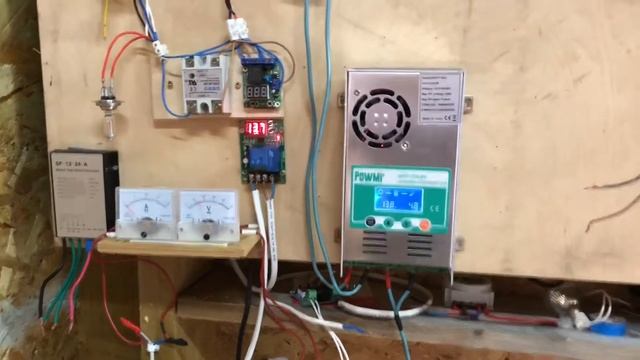 Китайский ветроконтроллер с СЭС,тест PowMr MPPT 60A