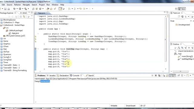 Sorted Maps and the Map Interface Java Collections Tutorial Part 4 смотреть онлайн
