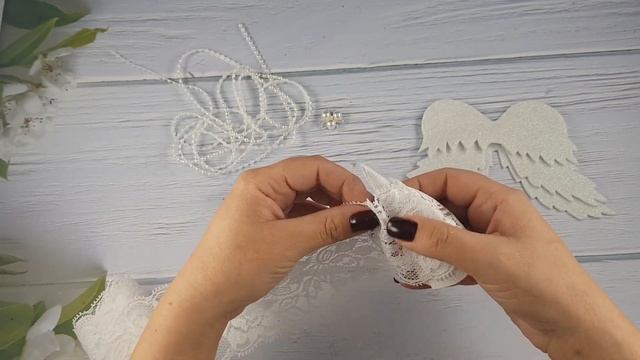 Рождественский ангел из фоамирана. Игрушка "Нежный ангел". DIY смотреть онлайн