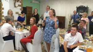 Оригинальное поздравление на свадьбе. Поздравление от друзей. Мега крутое поздравление