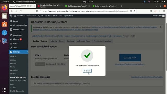 Updraftplus Automatic Wordpress Backup смотреть онлайн