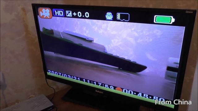 Подключение SQ8 Mini DV камеры к телевизору