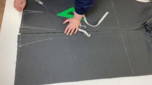 Шьем трикотажную юбку на резинке с запахом. Часть 1. Кроим юбку сразу на ткани. МАРАФОН ПО ШИТЬЮ