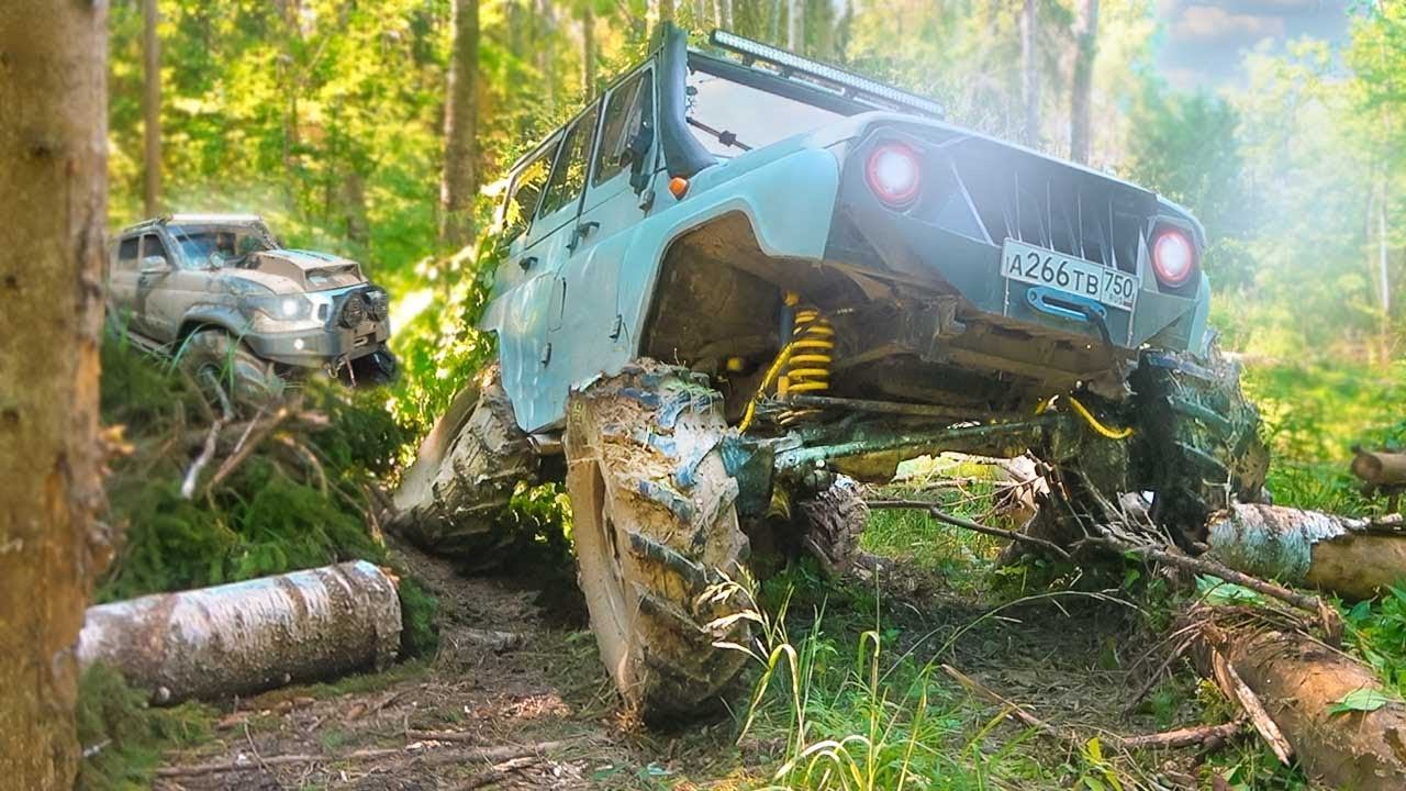Беспредел в лесу Новый Уаз на порталах удивил Оффроуд монстры на бездорожье 1 серия смотреть онлайн