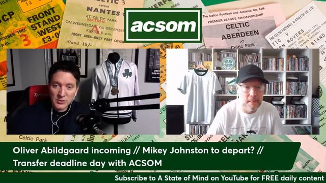 Oliver Abildgaard incoming // Mikey Johnston to depart? // Transfer deadline day with ACSOM смотреть онлайн