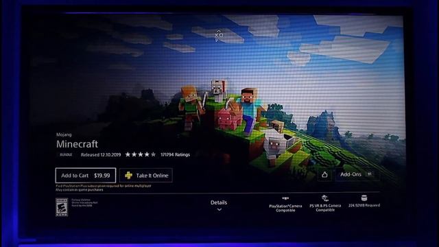 How to Download Minecraft on PS4 ! смотреть онлайн