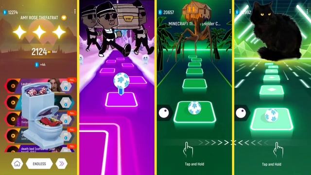 Toilet Monster - Coffin Dance - House Head - Horror Cat ? Tiles Hop EDM Rush смотреть онлайн