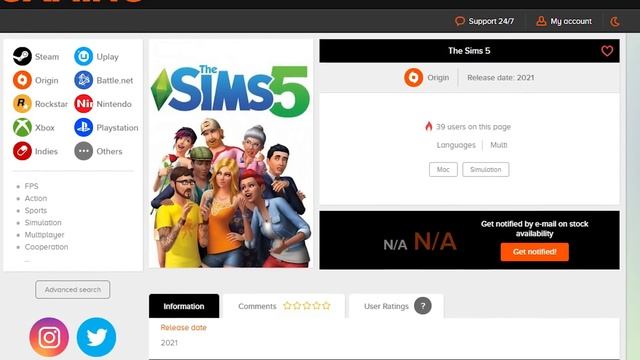 НОВОСТИ ИЗ МИРА THE SIMS : ДАТА ВЫХОДА THE SIMS 5 | НОВОЕ ДОПОЛНЕНИЕ ДЛЯ THE SIMS 4 смотреть онлайн