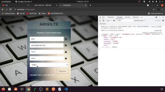 Adminlte-angular-nodejs-fullstack parte1 смотреть онлайн