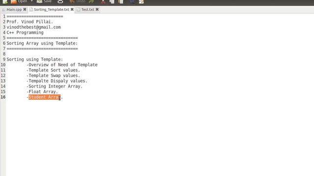 C++ Template Sorting смотреть онлайн
