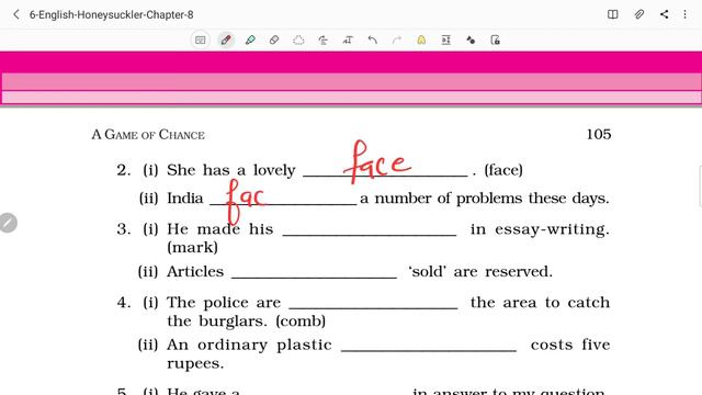 Calss 6th English Chapter 8 A Game of Chance || Questions and Answers смотреть онлайн