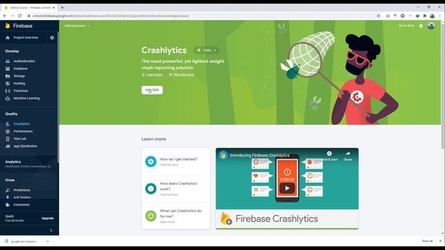 Android | Firebase : Firebase Crashlytics Setup and Implementation смотреть онлайн