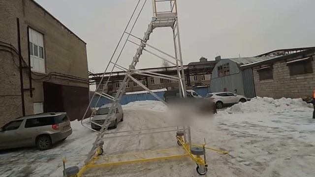 Стремянка передвижная алюминиевая СПА-А (авиационная) смотреть онлайн