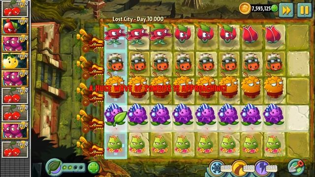 Plants vs Zombies 2 Chicken Wrangler Zombie Upgraded to Level 10000 смотреть онлайн