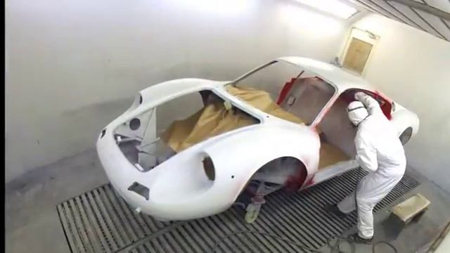 Painting classic ferrari dino 246. Show quality finish смотреть онлайн