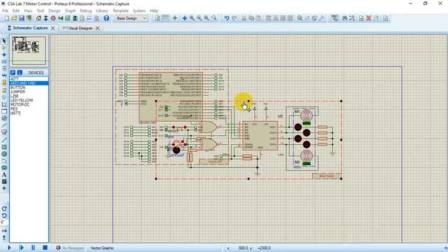 Microcontroller based Motor Control - Visual Design Using Proteus смотреть онлайн