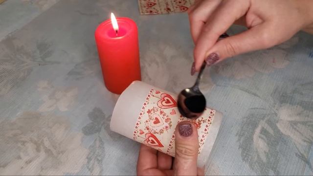 Декор свечи в технике декупаж | Подарок своими руками смотреть онлайн