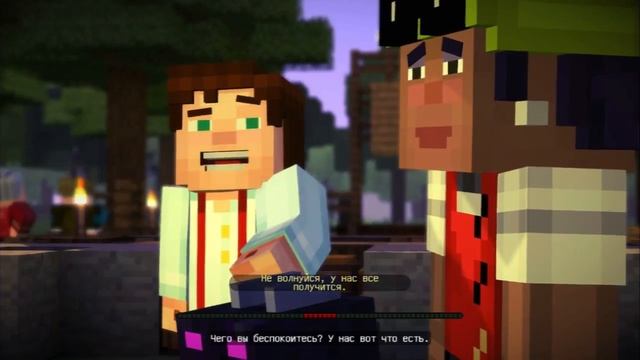 Квадратный Walking Dead | Minecraft: Story Mode смотреть онлайн