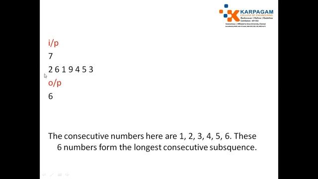 Karpagam Institutions-Center of Excellence in algorithms-DS-Problem discussion -Part 16 смотреть онлайн