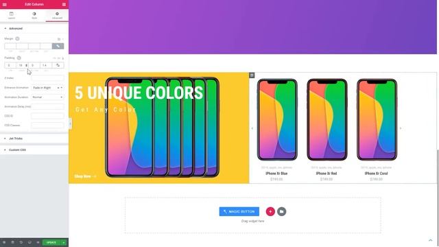 Лендинг для iPhone Xr на WordPress за 30 минут быстрый дизайн с Elementor и Monstroid2 смотреть онлайн