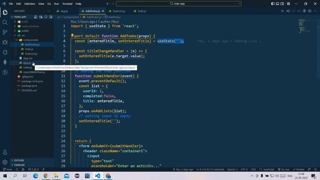 React todo List смотреть онлайн