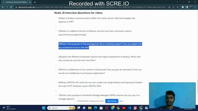 Nodejs interview Questions смотреть онлайн