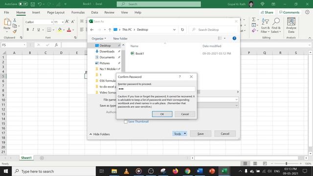 Password Protect Excel File смотреть онлайн