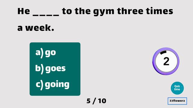 { english Quiz } present simple test | English grammar test смотреть онлайн