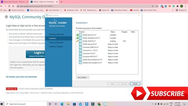 How to install MySQL 8.0.27 Server and Workbench latest version on Windows 10 смотреть онлайн