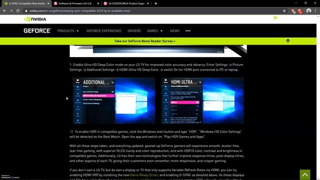 Setup G-SYNC on LG OLED 2019 TVs and Laptop or PC смотреть онлайн