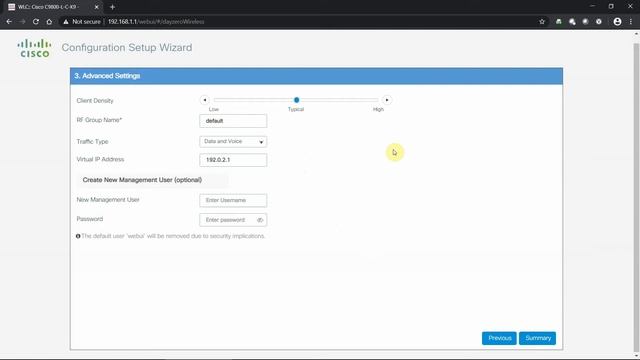 Cisco C9800L Wireless LAN Controller - Day 0 - GUI Config Setup Wizard смотреть онлайн