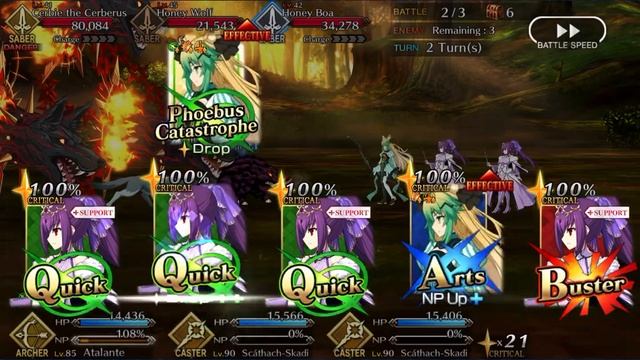 [FGO] Queen Witch’s Ingredient Collection Large Poison Node (3 Turns Farming With Atalante)