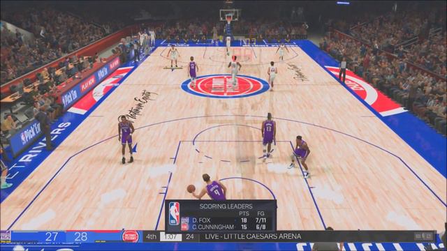 PISTONS VS KINGS | FULL GAME HIGHLIGHTS | NBA 2K23 (NBA 2K24 Roster) смотреть онлайн