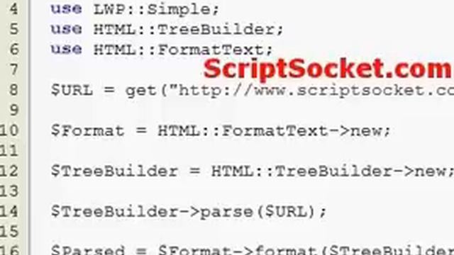 Perl Tutorial 45 - Fetch, Parse & Convert a Web Page to Text смотреть онлайн