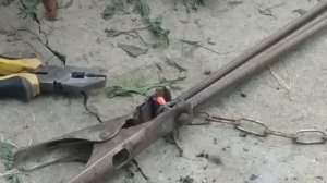 Тренога для походного котелка из арматуры