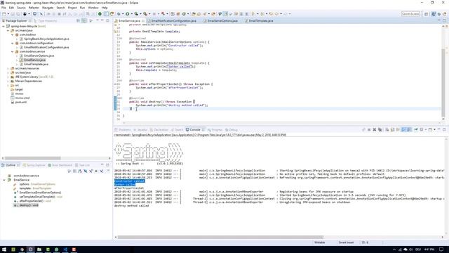 Spring Bean Lifecycle [1/3] Bean Creation and Callback methods смотреть онлайн