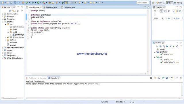 Interface in Java (HINDI) By Sanjay Khakhil смотреть онлайн