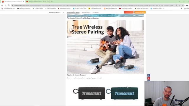 Tronsmart Trip Lançamento - Caixinha de som estilo JBL Go 3! смотреть онлайн