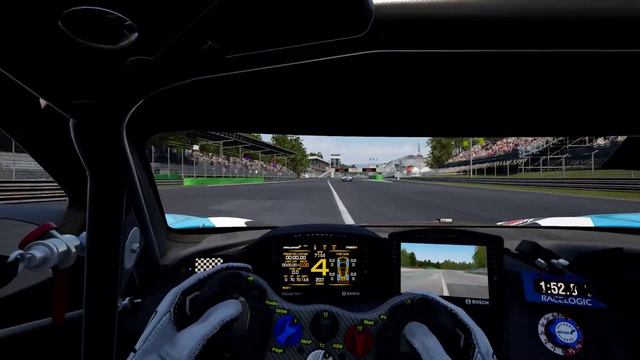Assetto Corsa Competizione race McLaren GT3 at Monza, starting last ACC controller gamepad смотреть онлайн