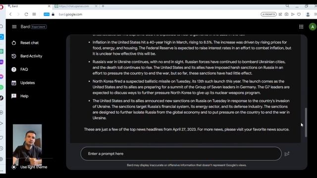 Walkthrough Comparativo Chat GPT vs Google Bard смотреть онлайн