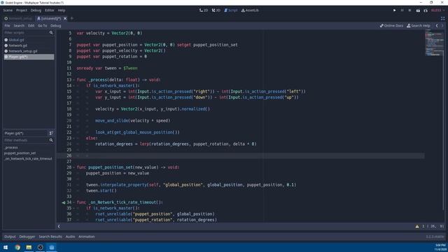 Godot 3 Networked Multiplayer Shooter Tutorial #2 - Setting up Players смотреть онлайн